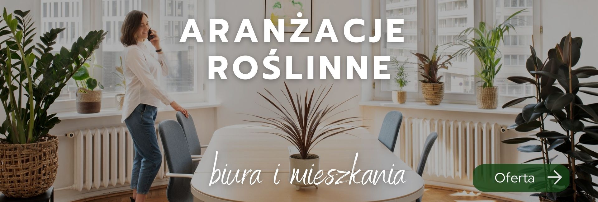 Aranżacje roślinne wnętrz